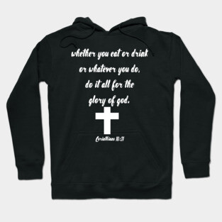 Bible Quote About Food Hoodie