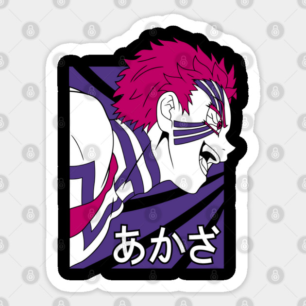 Kimetsu no Yaiba - Akaza Sticker by Otaku Vibes