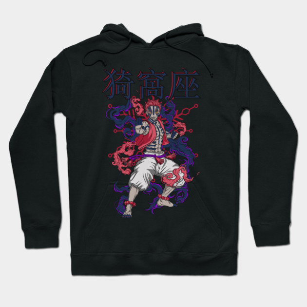 Akaza - Kimetsu no Yaiba Hoodie by Otaku Vibes