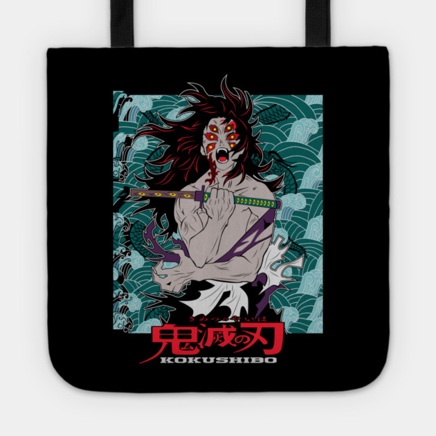 Demon Slayer Kokushibo Upper Moon One Tote by Otaku Vibes