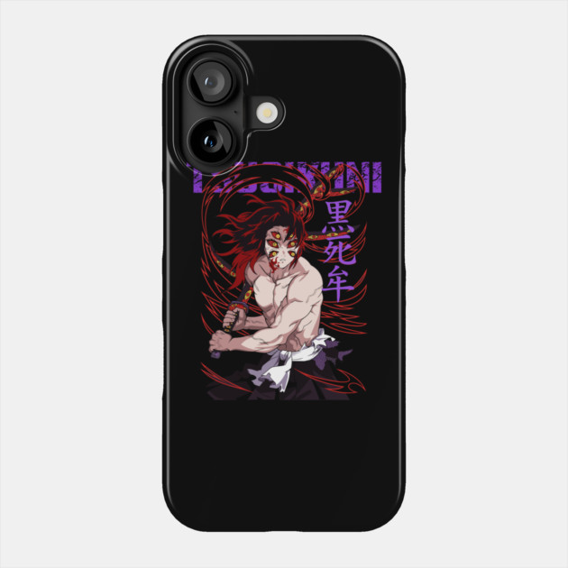Demon Slayer Kokushibo Tragic Demon Art Phone Case by Otaku Vibes