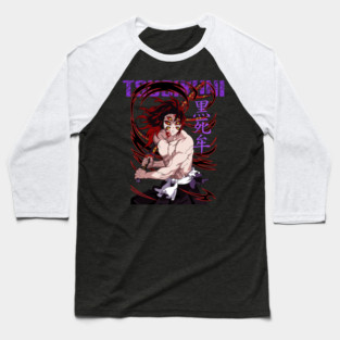 Demon Slayer Kokushibo Tragic Demon Art Baseball T-Shirt