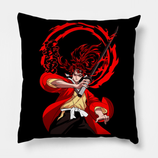 Demon Slayer Kokushibo and His Blade Pillow by Otaku Vibes