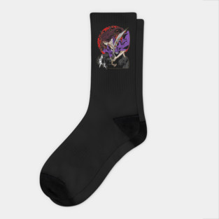 Upper Moon One Kokushibo - Demon Slayer Socks