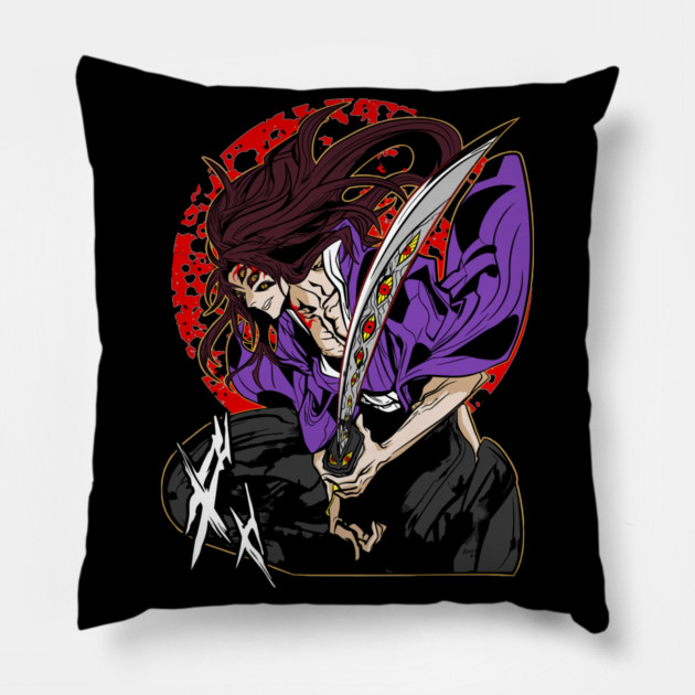 Upper Moon One Kokushibo - Demon Slayer Pillow by Otaku Vibes