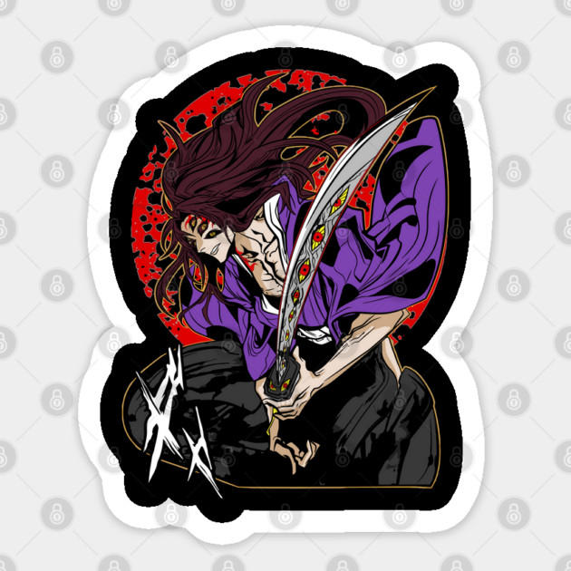 Upper Moon One Kokushibo - Demon Slayer Sticker by Otaku Vibes