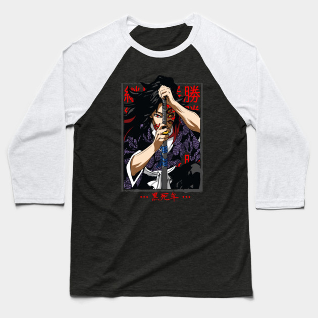 Kokushibo - Kimetsu no Yaiba Baseball T-Shirt by Otaku Vibes