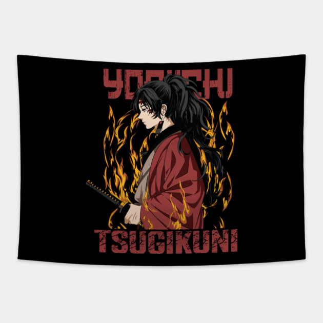 Kimetsu no Yaiba - Kokushib Tapestry by Otaku Vibes