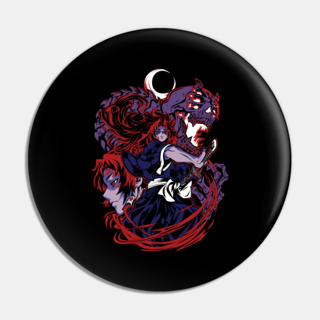 Kimetsu no Yaiba - Upper Moon One Kokushib Pin by Otaku Vibes