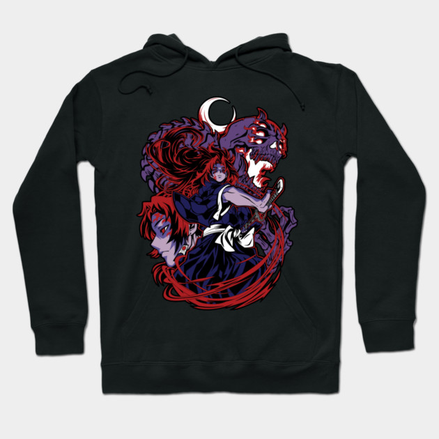 Kimetsu no Yaiba - Upper Moon One Kokushib Hoodie by Otaku Vibes
