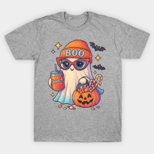 Ghost Pumpkin Halloween T-Shirt