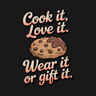 Cookie Cartoon – Love Cookies? Wear Them or Gift Them – cookie gift idea | unique cookie gift | Perfect Gift | Bake it, wear it… or gift it! 🍋👕. T-Shirt