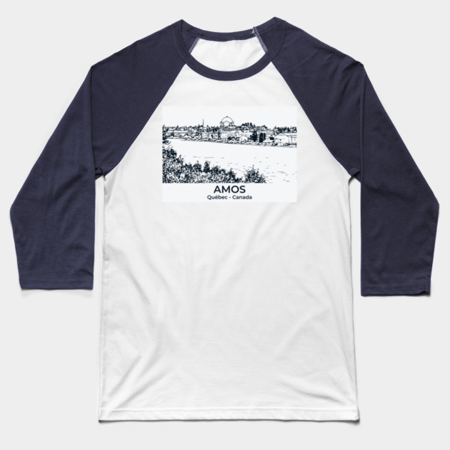 Amos - Québec Baseball T-Shirt by Lakeric