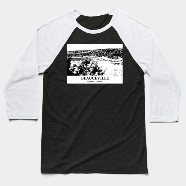 Beauceville - Québec Baseball T-Shirt by Lakeric