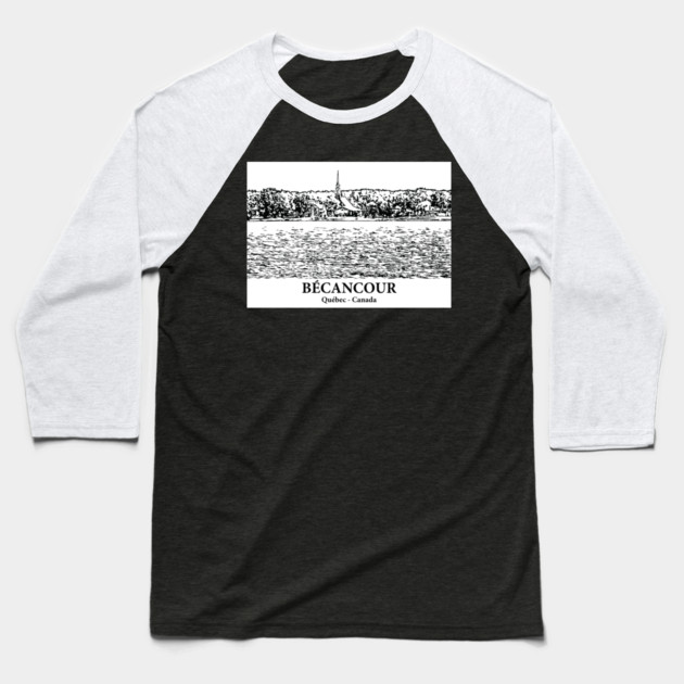 Bécancour - Québec Baseball T-Shirt by Lakeric