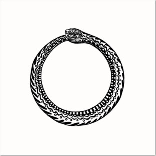 Snake Ouroboros Posters and Art