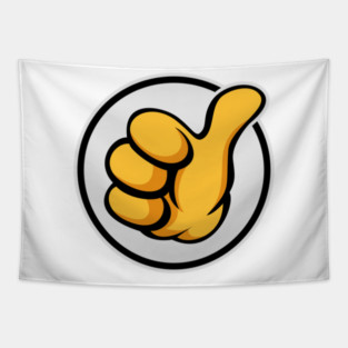 Thumbs Up Tapestry