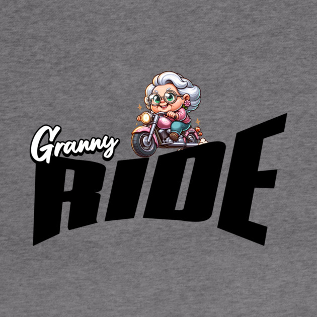 Biker Granny – Funny Motorcycle Grandma by Kathy Hawke