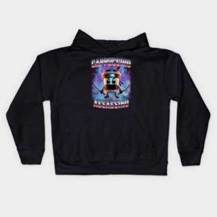 Italian Brainrot Cappuccino Assassino Kids Hoodie