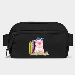Pig Summer Pig Board Surfing Beach Paradise Summer Holiday 149 Bag