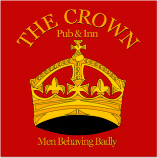 The Crown Pub and Inn from Men Behaving Badly Posters and Art
