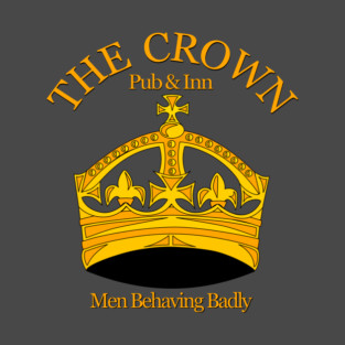 The Crown Pub and Inn from Men Behaving Badly T-Shirt