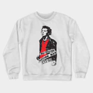 Sid Vicious - Action Man - (Mrdu_Graff) Crewneck Sweatshirt