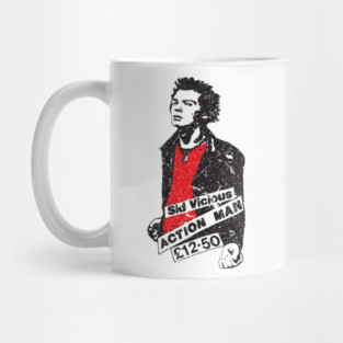 Sid Vicious - Action Man - (Mrdu_Graff) Mug