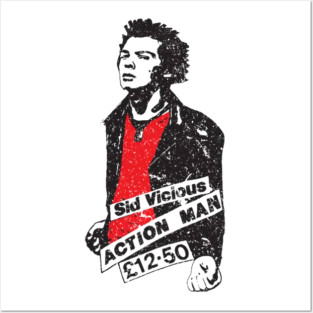 Sid Vicious - Action Man - (Mrdu_Graff) Posters and Art