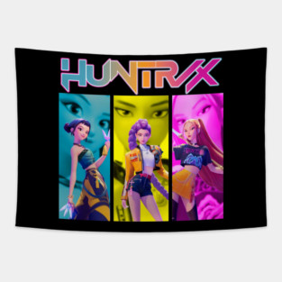 Kpop Demon Hunter Huntrix Girls Tapestry