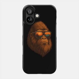 Funny Outdoors Bigfoot Sasquatch Camping Hiking Shirt Men Women Kids Phone Case