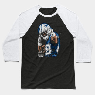 Ceedee Lamb Dallas Celebration Baseball T-Shirt