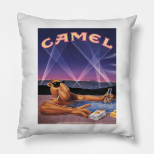 Vintage joe camel Logo Pillow