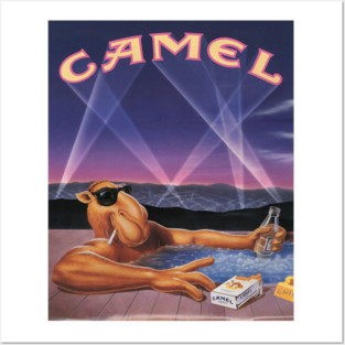 Vintage joe camel Logo Posters and Art