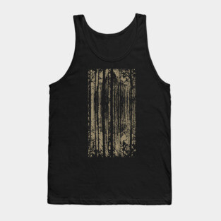 Bigfoot Hiding In Forest Tank Top