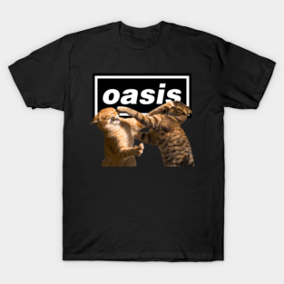 Oasis Gallagher Kitties Meme Cats T-Shirt