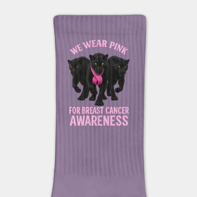 We Wear Pink Black Panther Breast Cancer Awareness by BirdsnStuff