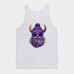 Minnesota Vikings Mascot Skol Cheerleading M5305 Tank Top