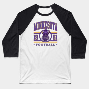 Vintage Minnesota Vikings Sports M5311 Baseball T-Shirt