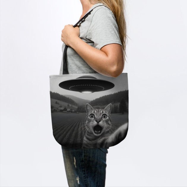 Cat Selfie UFO by The WYLD Tribe