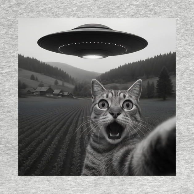 Cat Selfie UFO by The WYLD Tribe