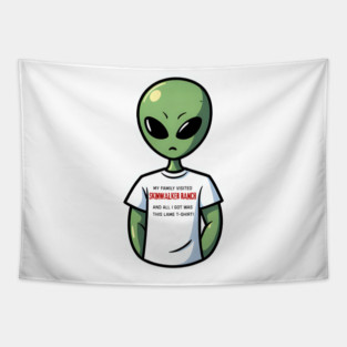 Alien Tee Tapestry