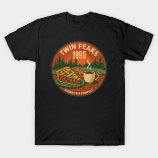 Twin Peaks 1990 Cherry Pie Contest T-Shirt