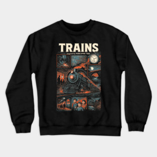 Porcupine tree train Crewneck Sweatshirt