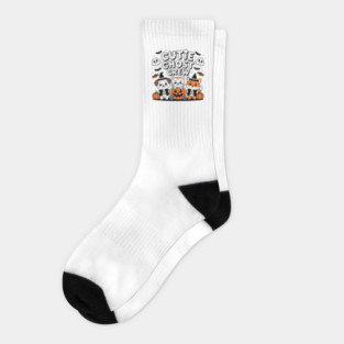 Cutie Ghost Crew Design Socks
