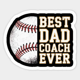 Best Dad Coach Ever Design Magnet