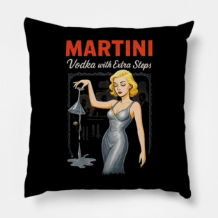 Martini cocktail Pillow