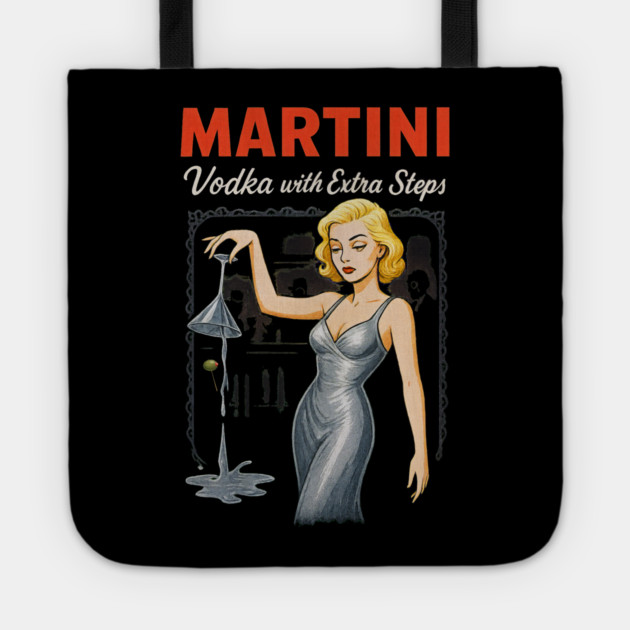 Martini cocktail Tote by Dr. Cork
