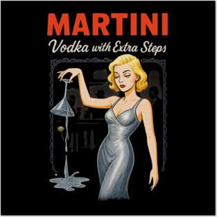 Martini cocktail Posters and Art