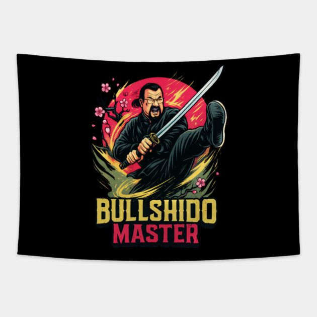Steven Seagal Tapestry by Dr. Cork